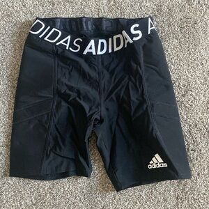 Black Adidas Sliding Shorts